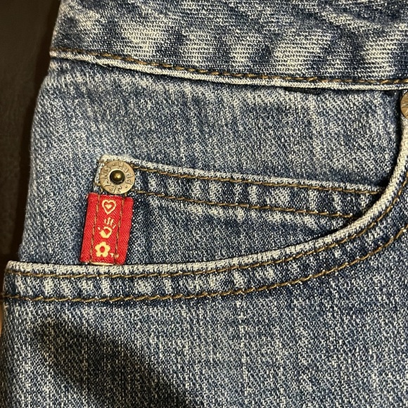 Mudd ❤️ Y2K size 9 Women's Blue Denim Shorts - Picture 11 of 11